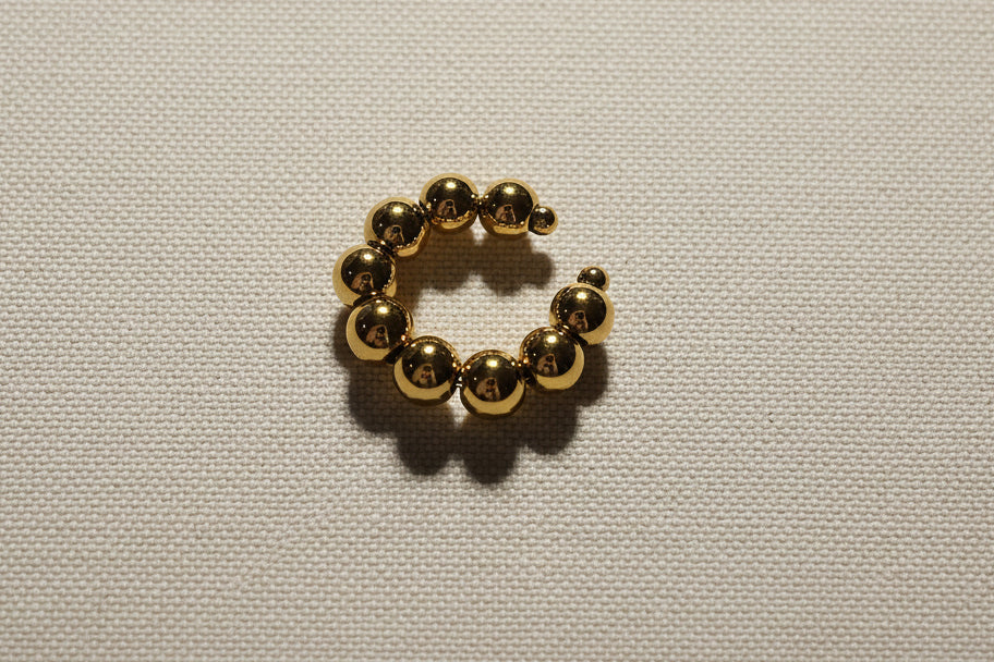 Ear cuff " grappolo d' uva" dorato