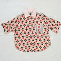 Flower pink shirt