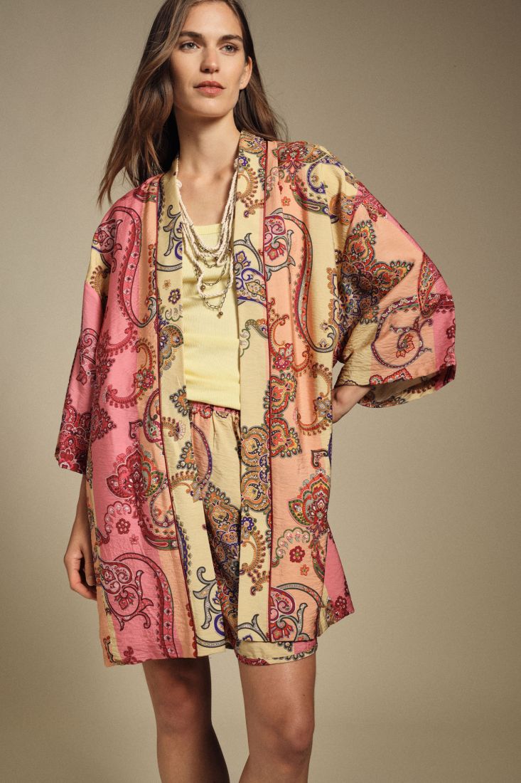 Kimono pasley colori pastello