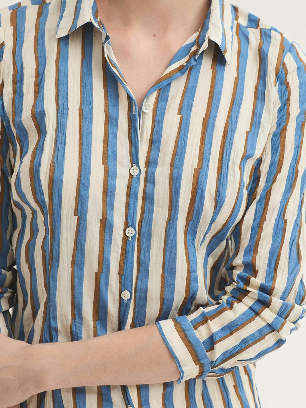Camicia stripe bicolor