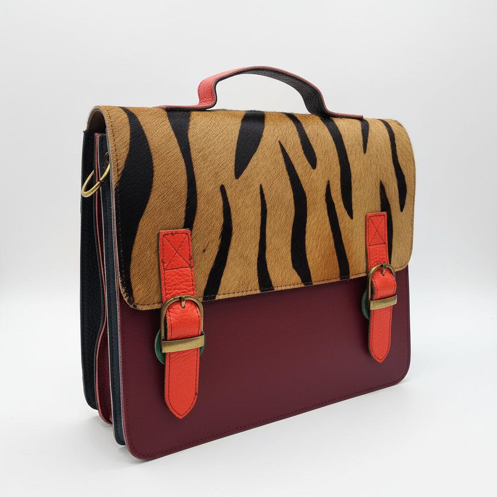 Borsa cartella tigro