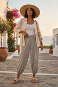 Pantalone check tensione in