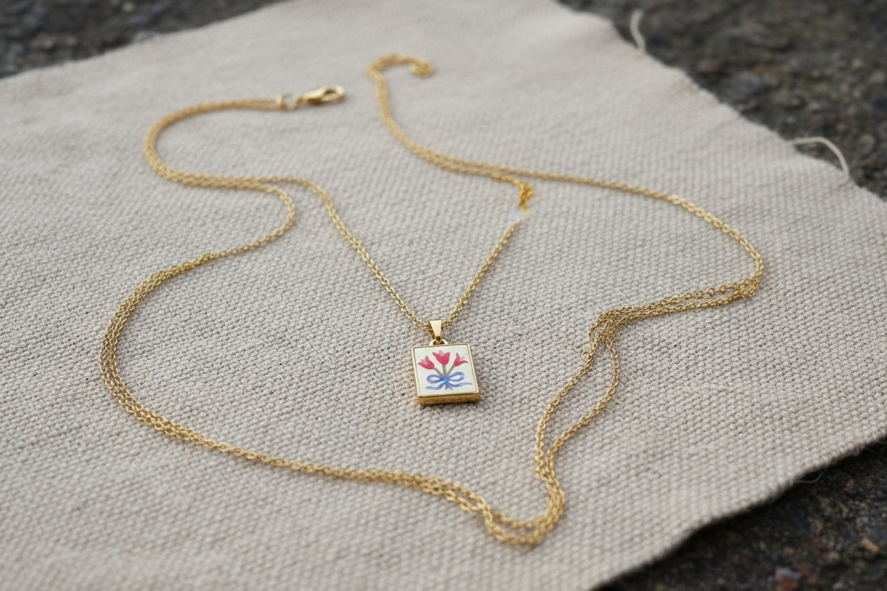 Collana " Les fleurs du jardin"