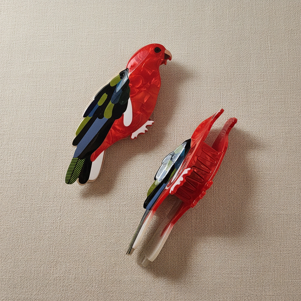 🦜" parrot " hair Clips.