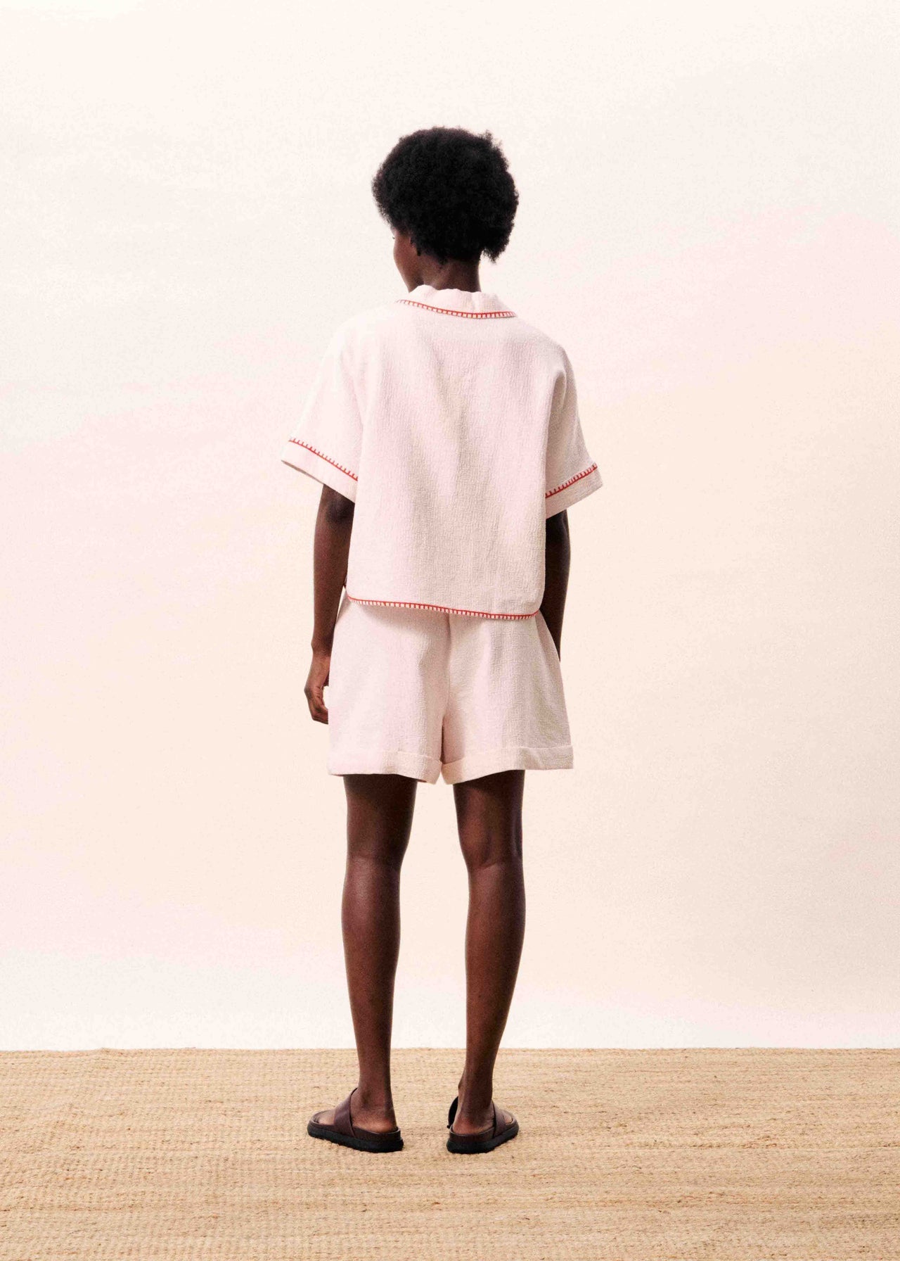 Short CELIA rose pale