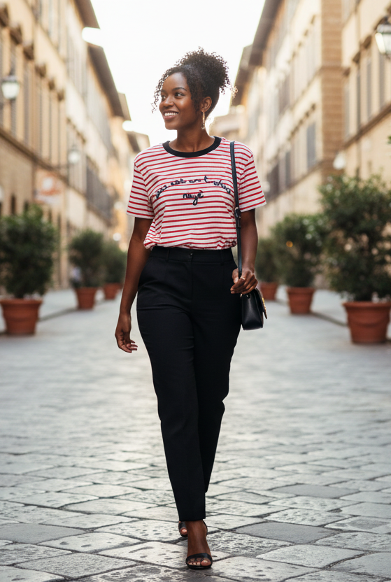 T-shirt Rayè