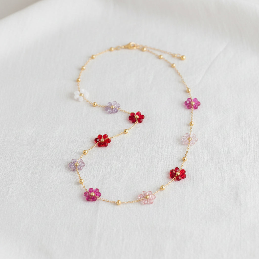 Collana in macramé rosa 🩷