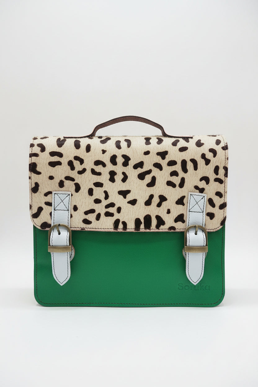 Borsa cartella verde