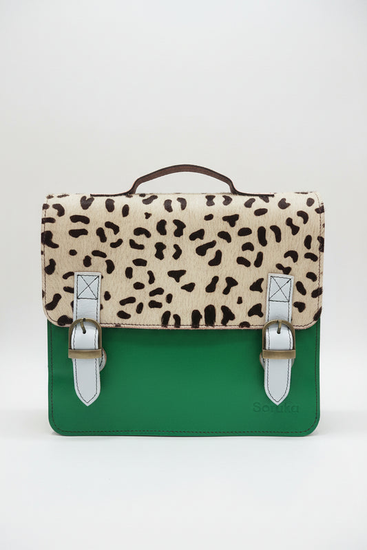 Borsa cartella verde