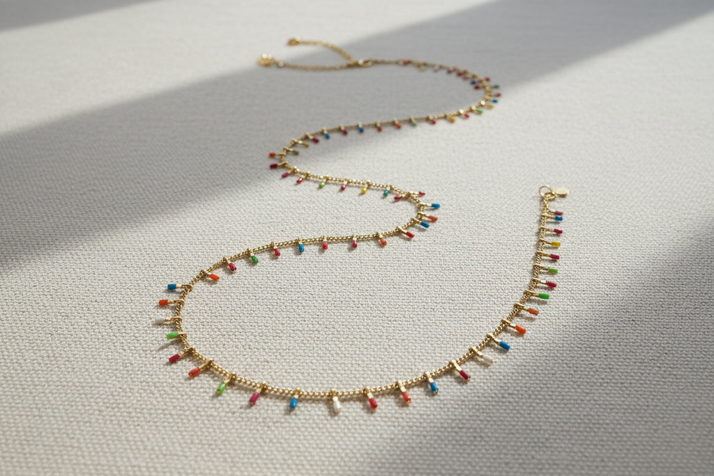 Collana " luci colorate "