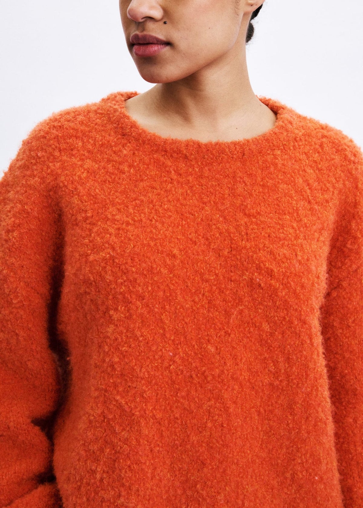 PULL FLUFFY LOUISE - ARANCIONE VITAMINICO