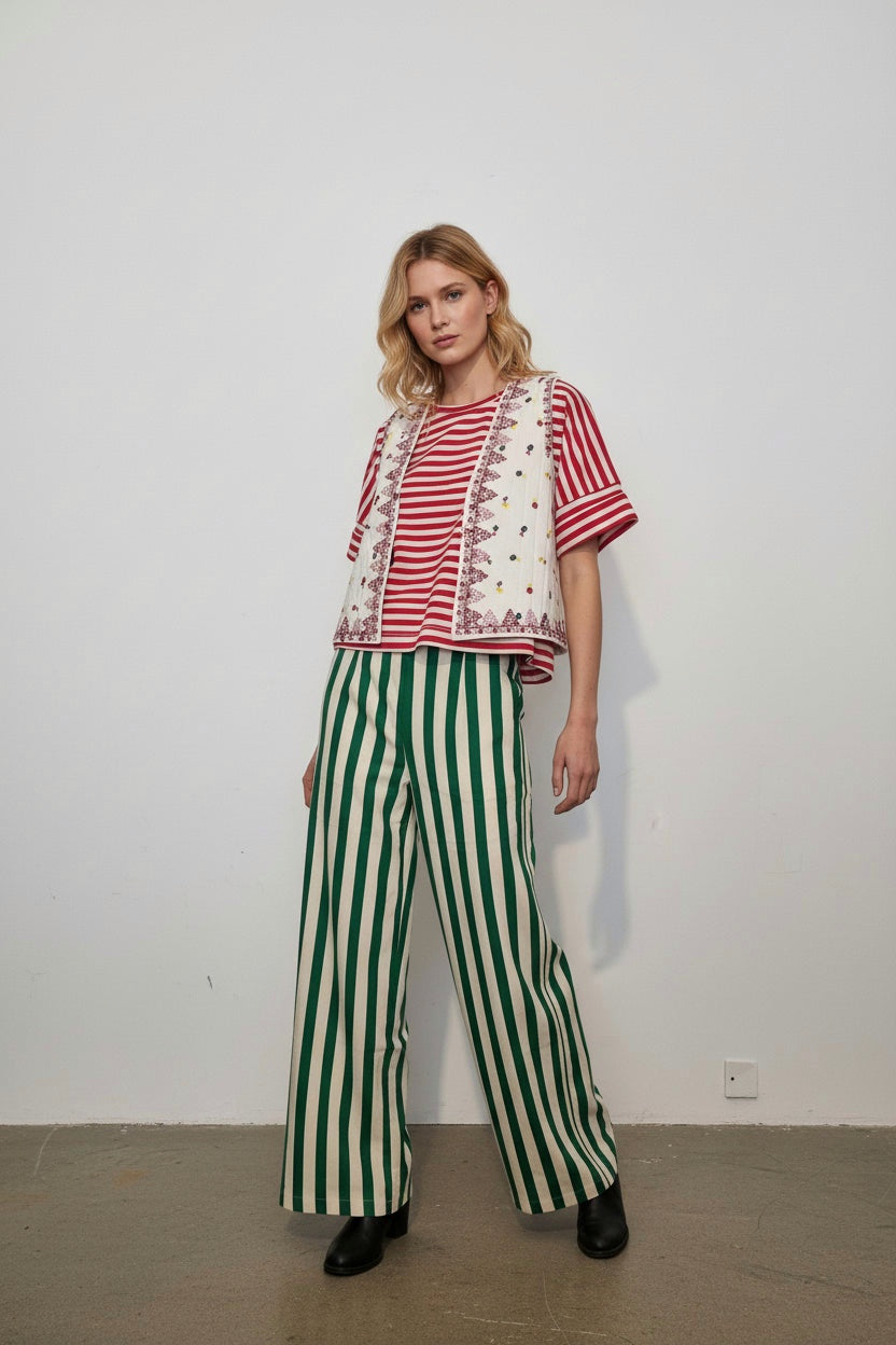 Gilet ricami boho