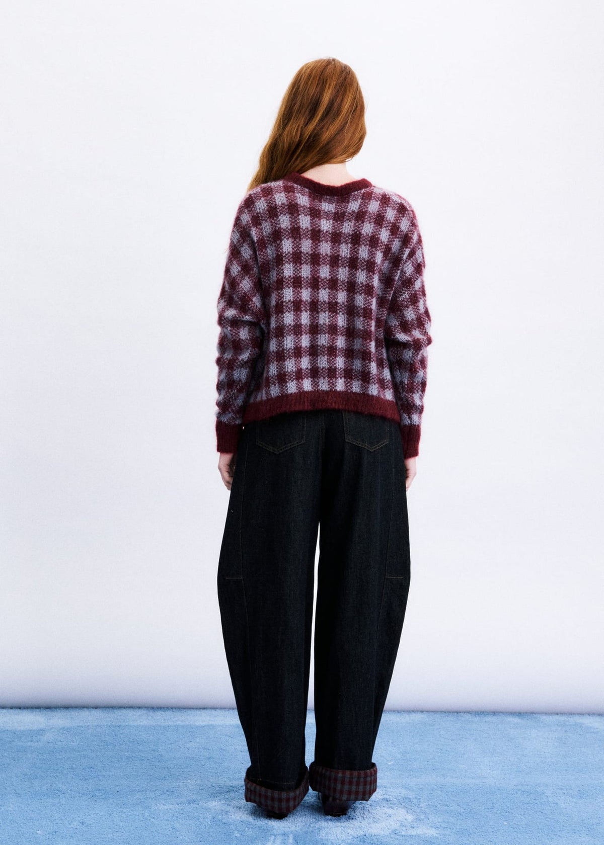 Cardigan AOMORI Bordeaux