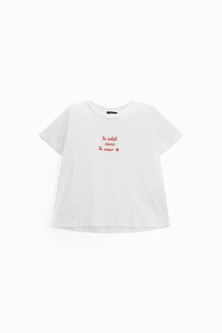 T-shirt le soleil dans le coeur