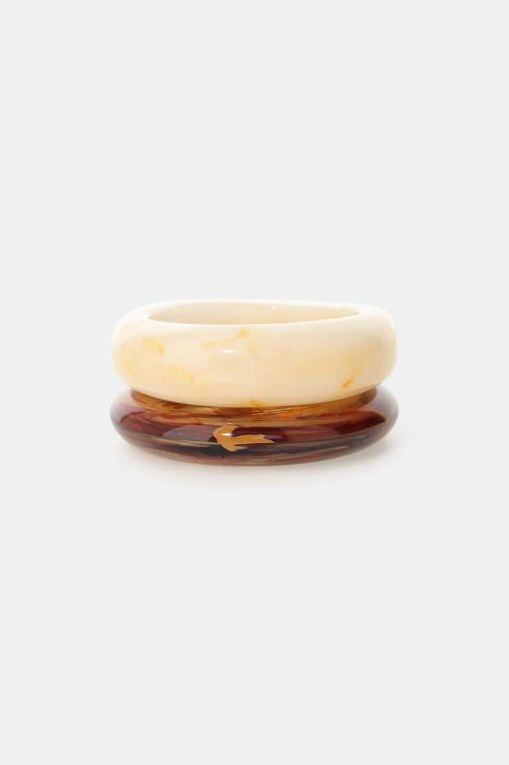 Bracciale doppio effetto marmorizzato