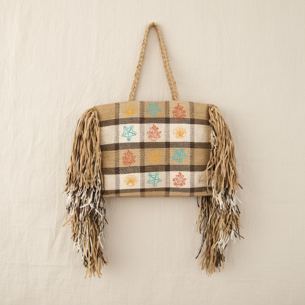 Borsa summer con frange