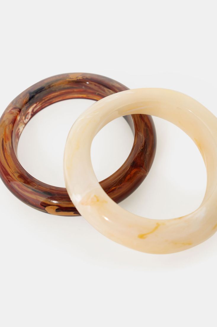 Bracciale doppio effetto marmorizzato