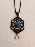 LUNA - Choker Amuleto in Labradorite
