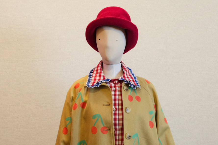 Cappello clochard rosso