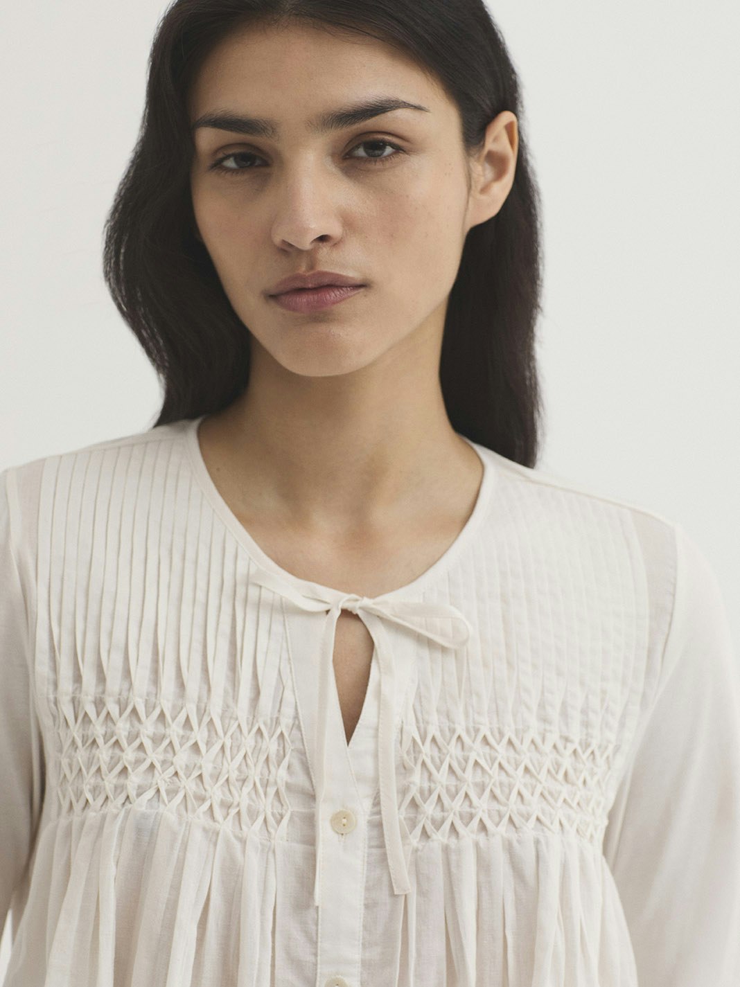 Camicia intarsi