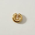 Ear cuff " C " dorato  maxi