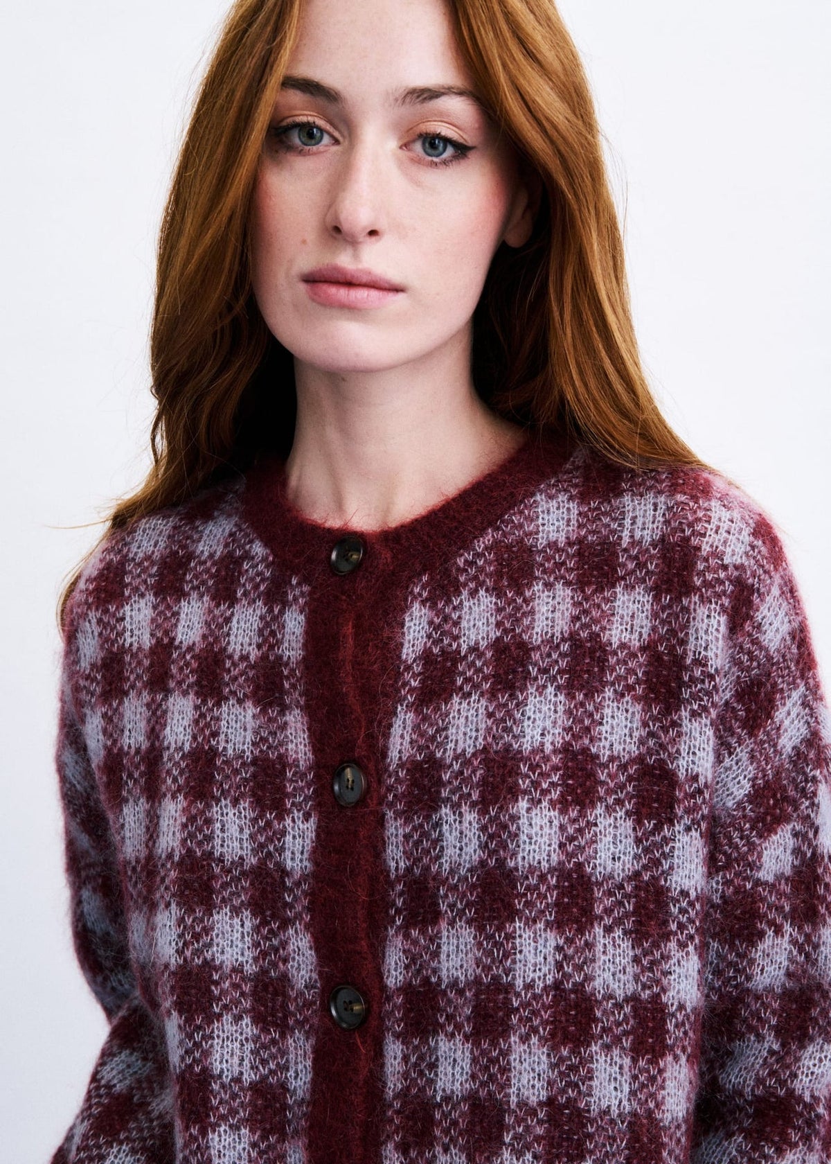 Cardigan AOMORI Bordeaux