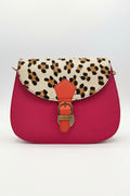 Borsa mezzaluna gheo ciclamino fibia arancio