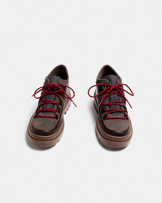 ABRA DARK BROWN CHECK