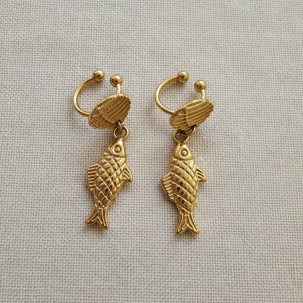 Ear cuff " pesce Carlo "