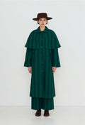 WIDE STRIPES TRENCH COAT
