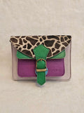 LILA SAFARI - Mini Crossbody Verde Smeraldo e Lilla