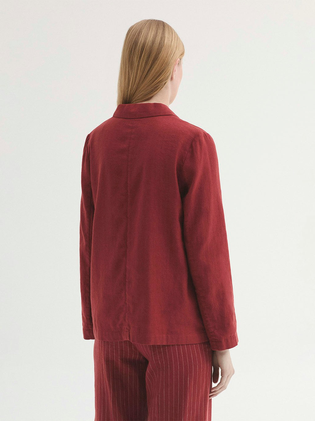 Blazer lino cotone Mao