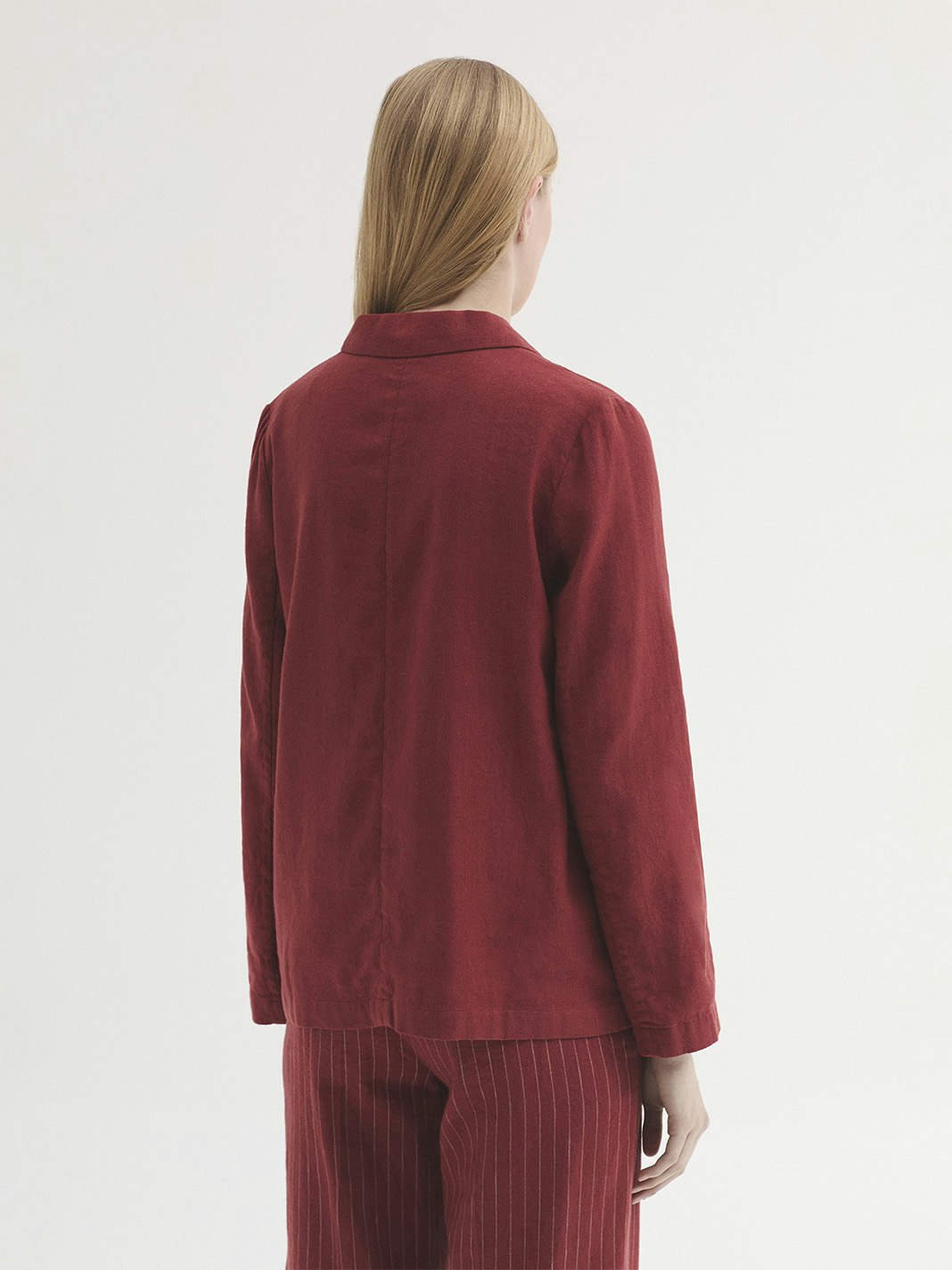 Blazer lino cotone Mao