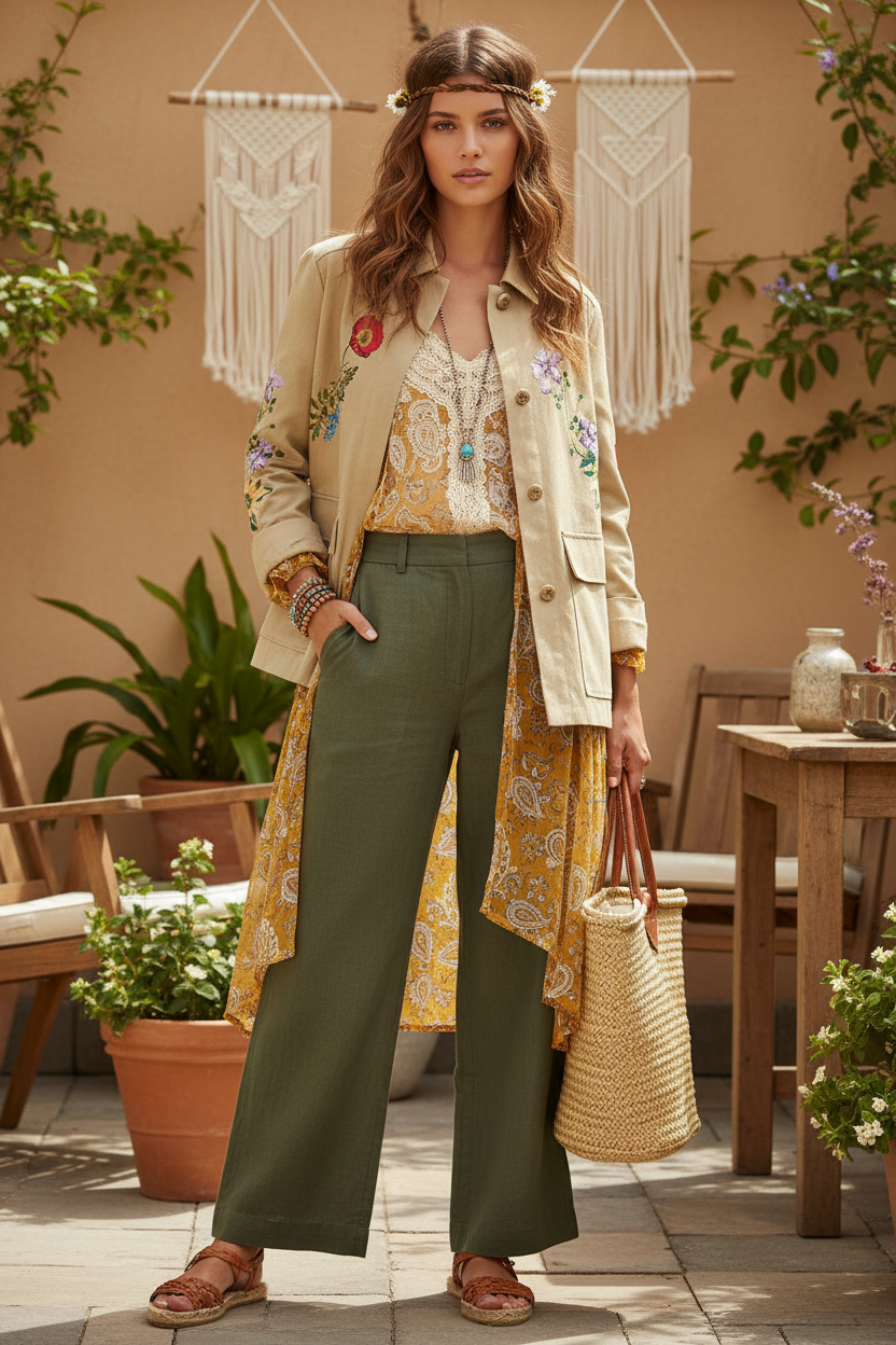Embrodery Spring Jacket