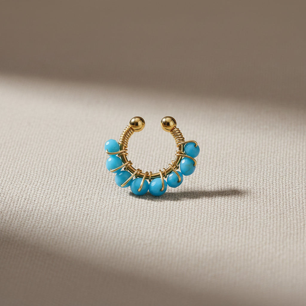 Ear cuff " Azure "