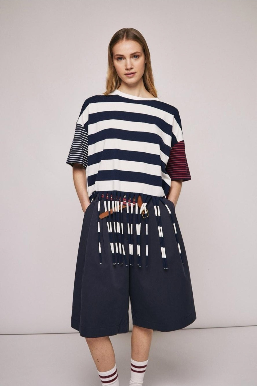T-shirt Frange