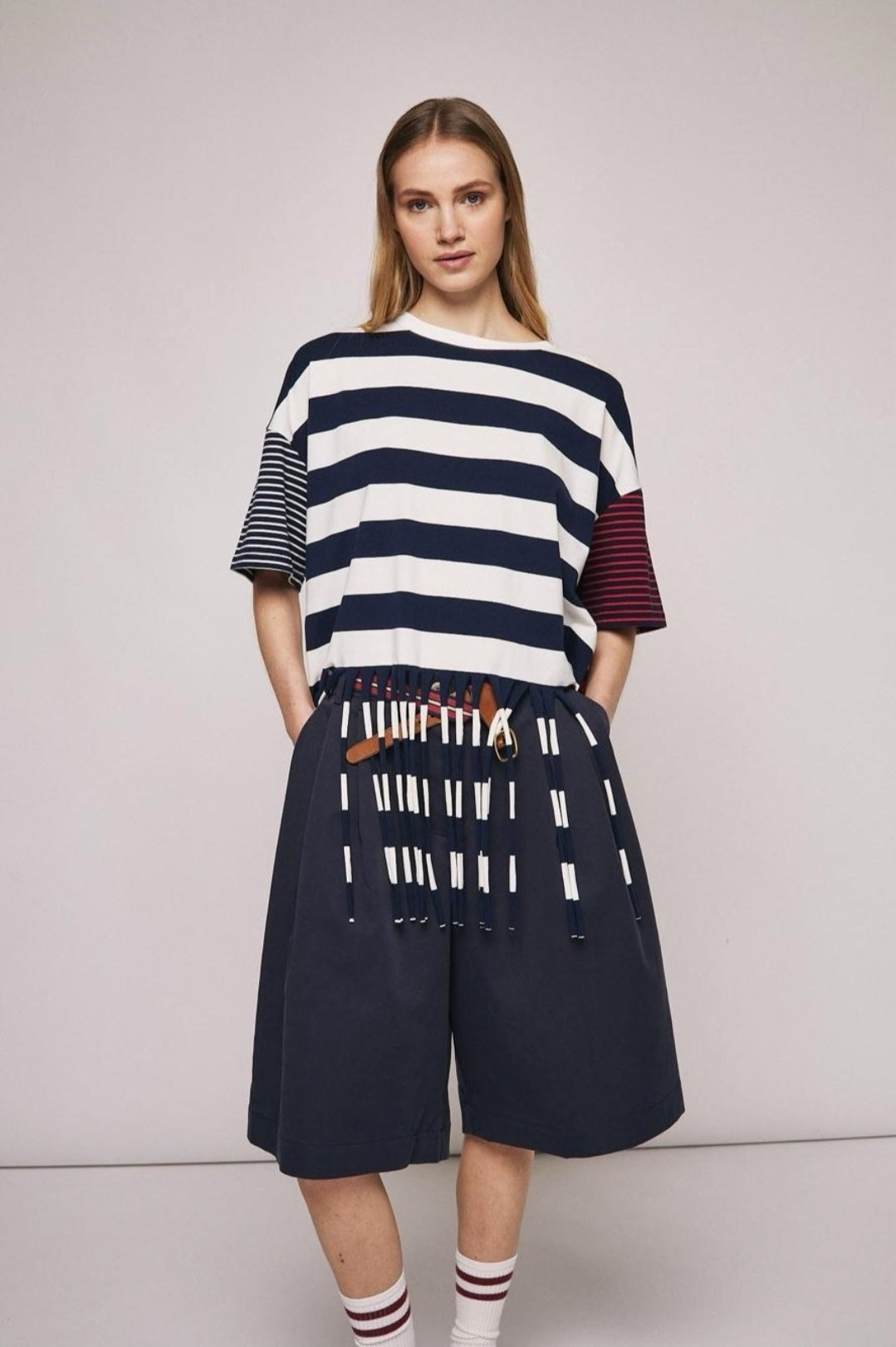 T-shirt Frange