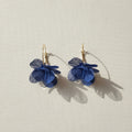 Orecchini " petalosi Blu "