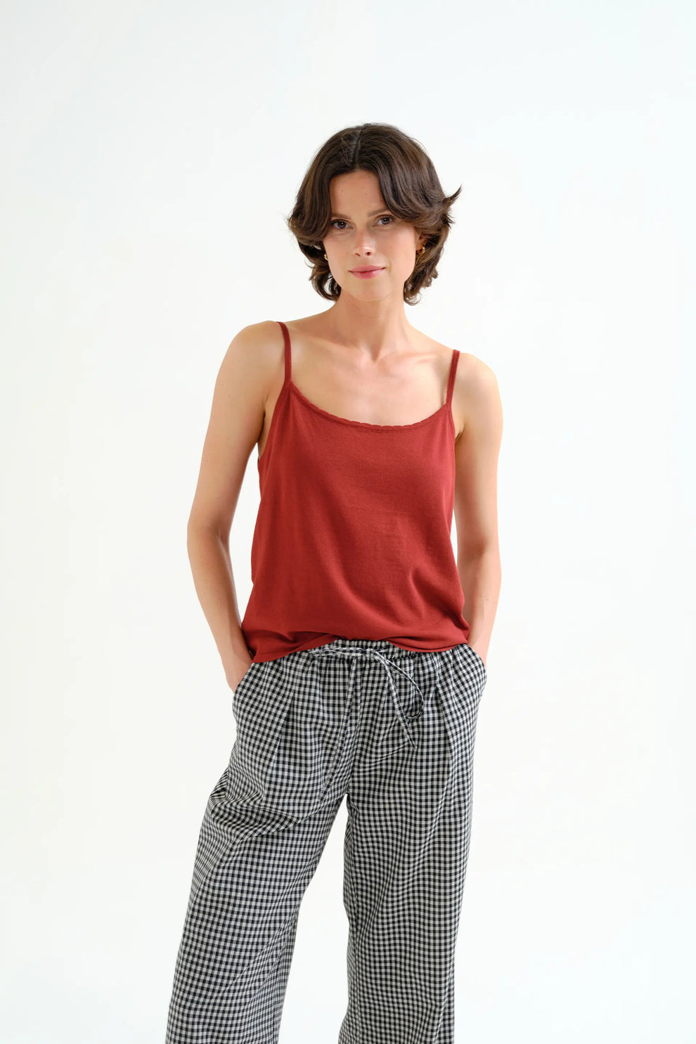Canotta Marrone Basic