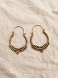 Orecchini Cerchio Tribale Ottone 3cm - Etnici Boho
