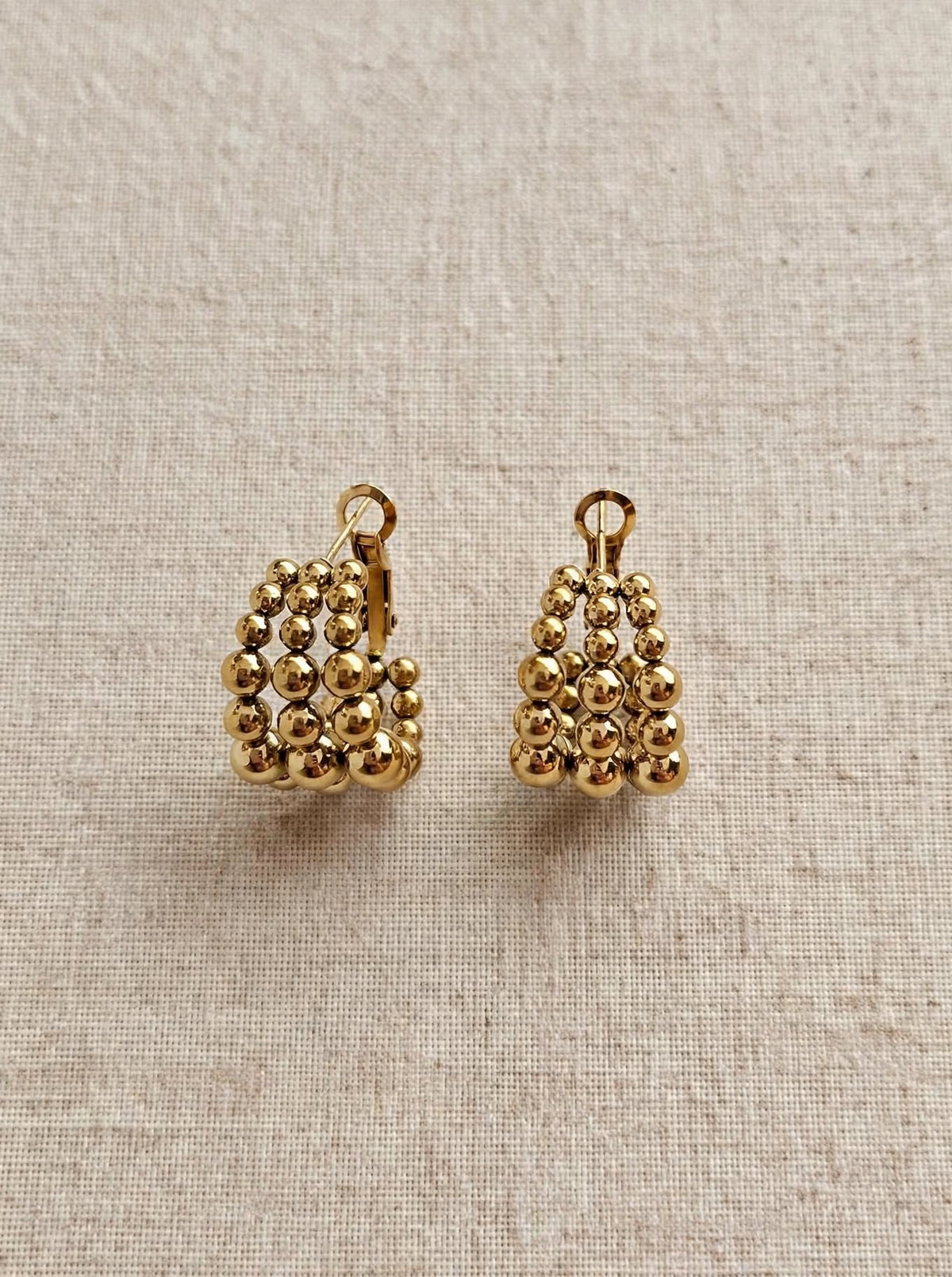 Orecchini Cerchio Bubble Gold - Hoop a Bolle Dorati