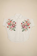 Camicia oversize flowers
