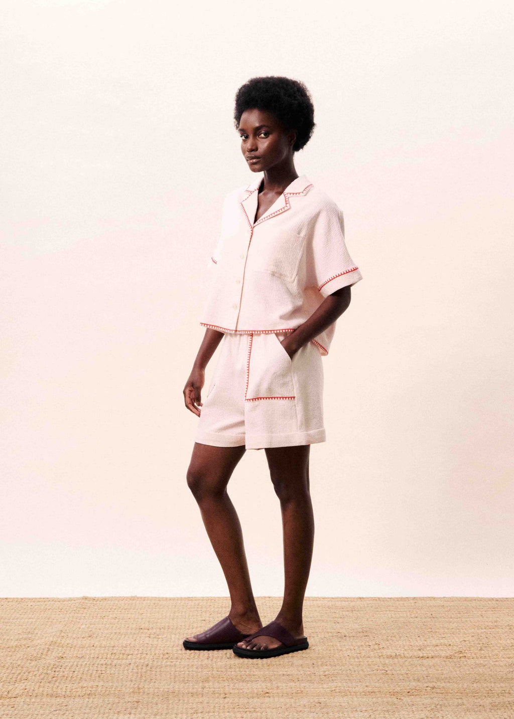 Short CELIA rose pale