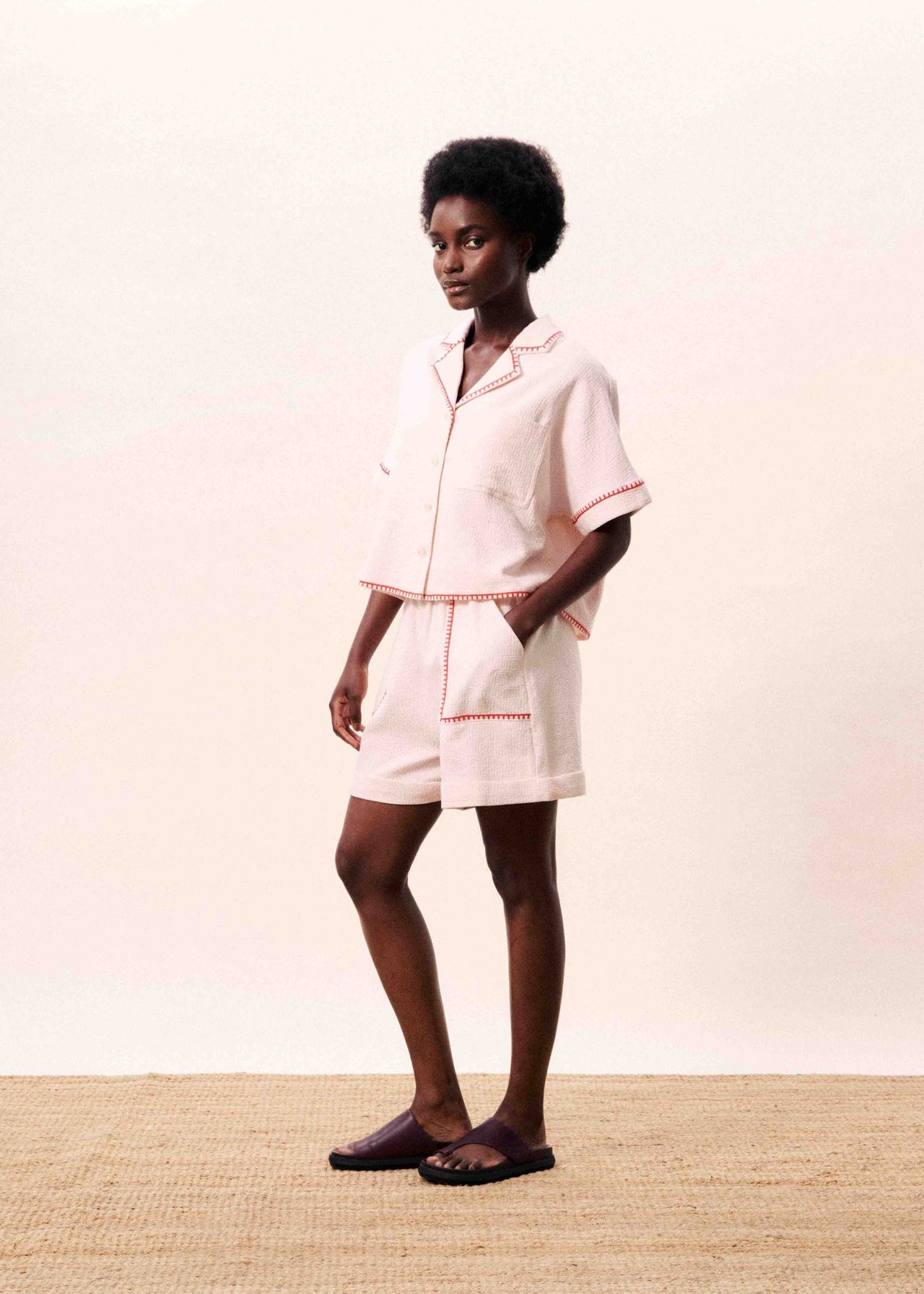Chemise ISAIA Rose pale
