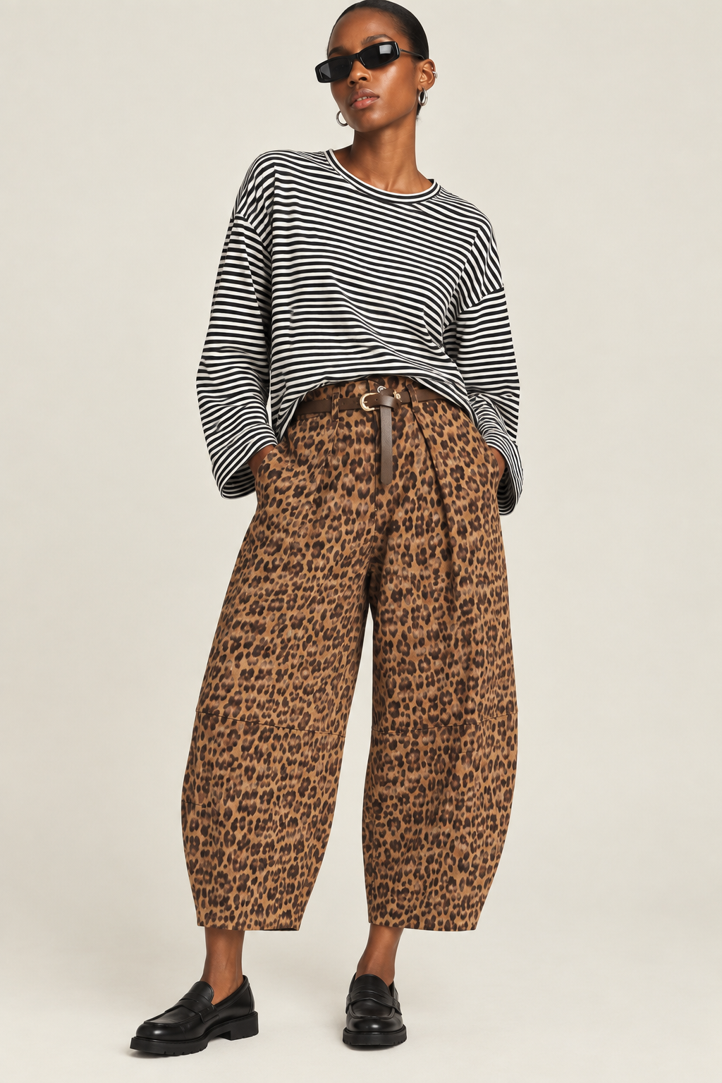 Pantalone leopardato