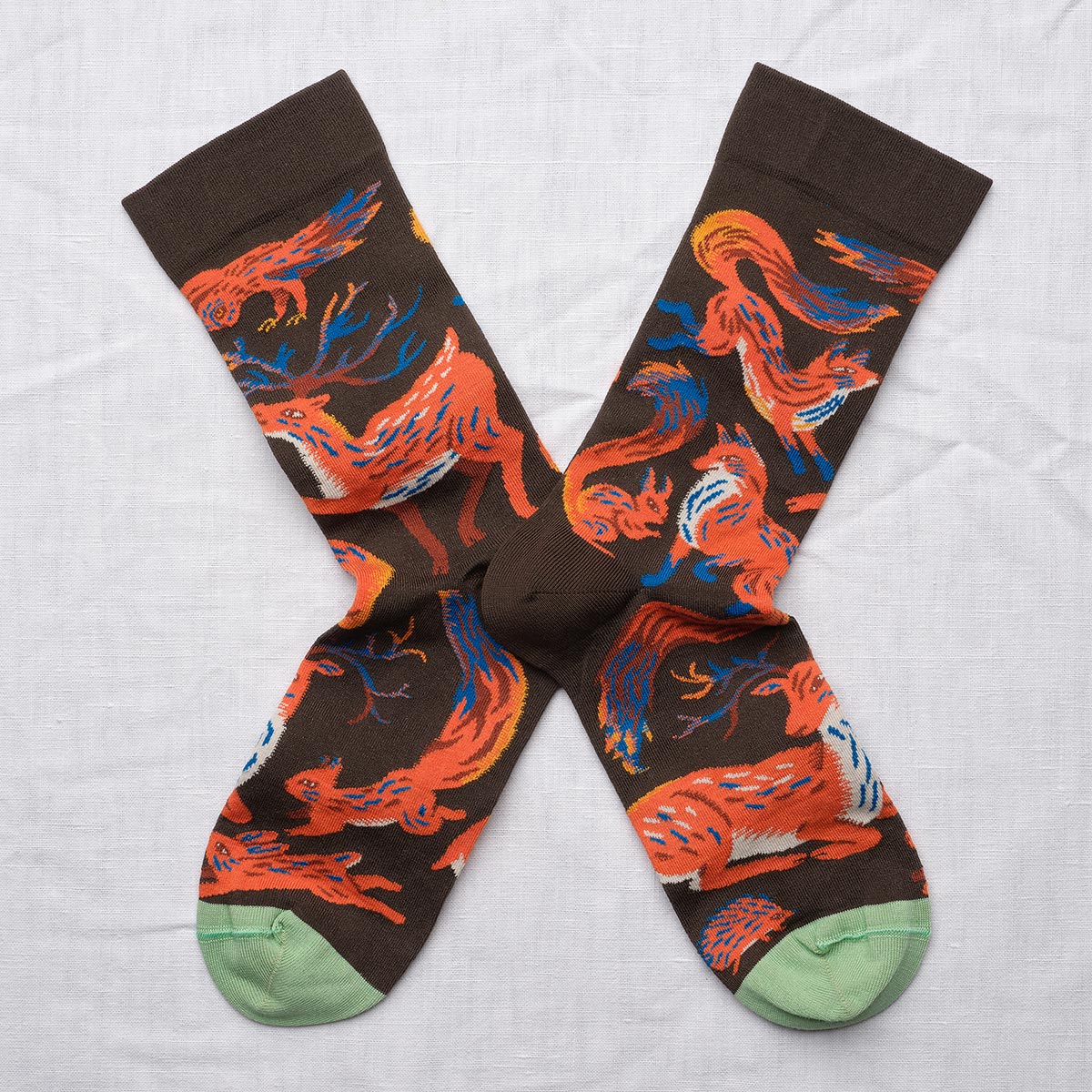 BONNE MAISON SOCK - FOXES