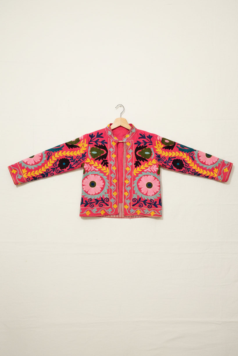 Suzani jacket red