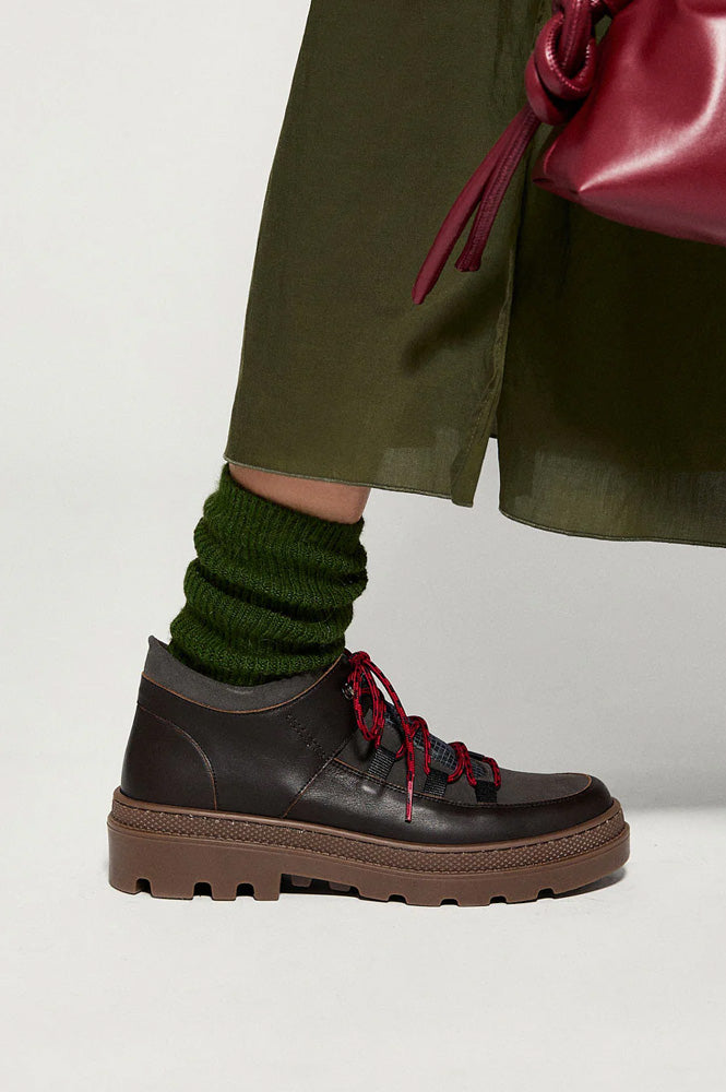 ABRA DARK BROWN CHECK