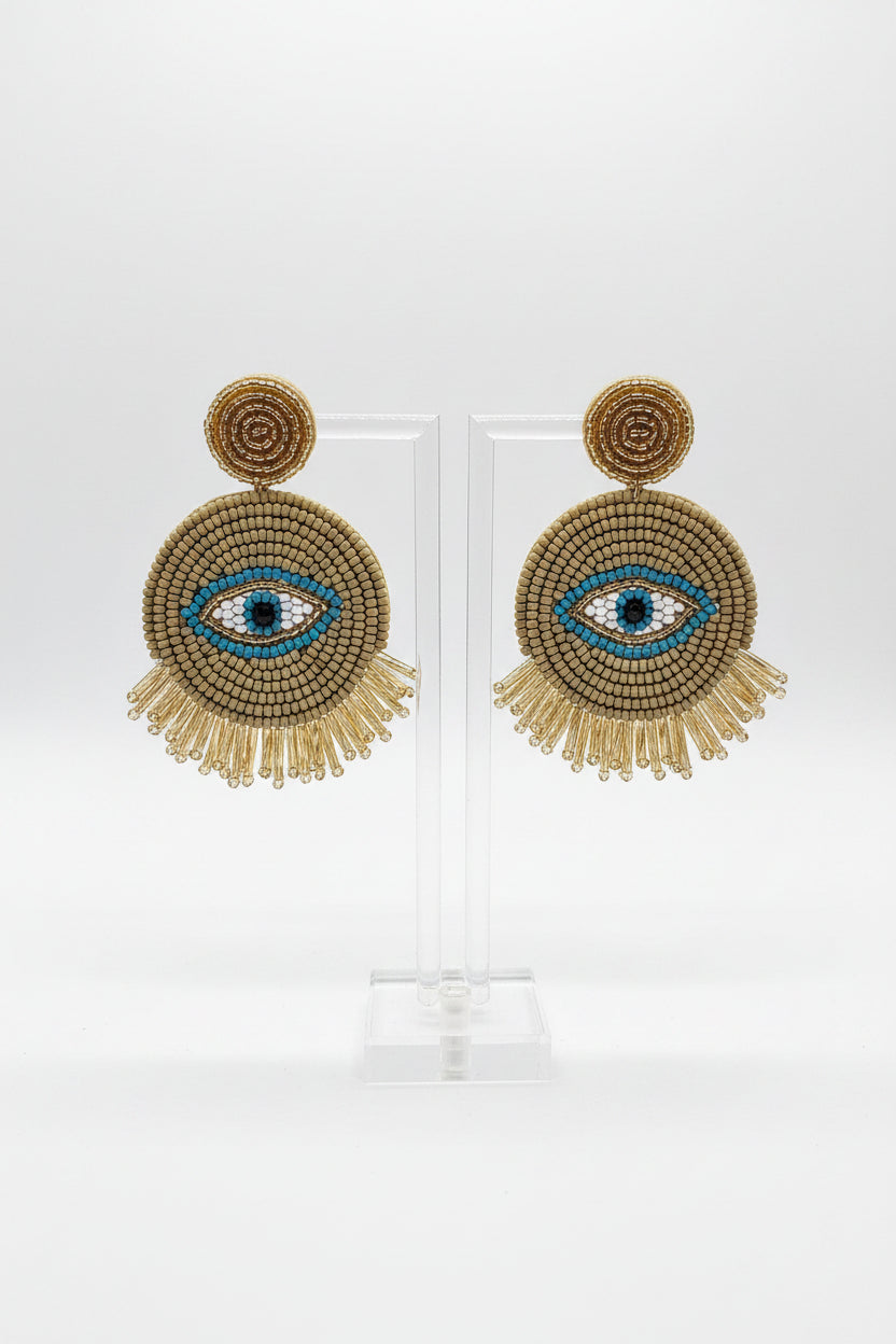 " LIA" earrings boho gold
