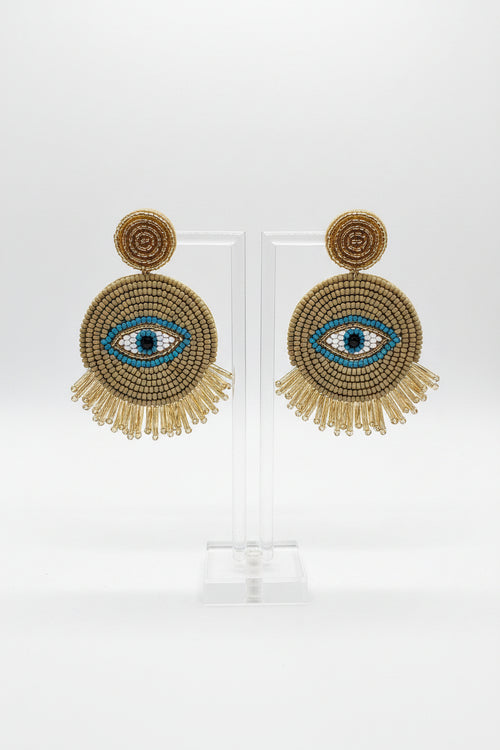 " LIA" earrings boho gold